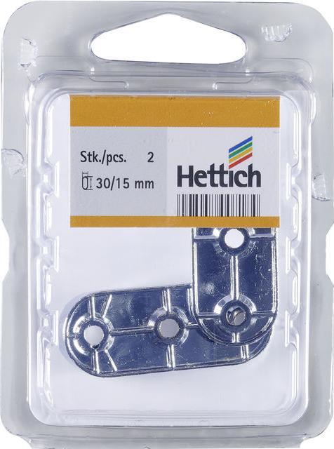 Produktbild Hettich Schrankrohr-Lager, für Rohrprofil oval 15 x 30 mm, verchomt