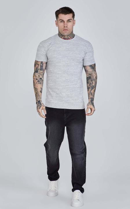 Immagine prodotto Siksilk Maglietta a maglia a coste (L)