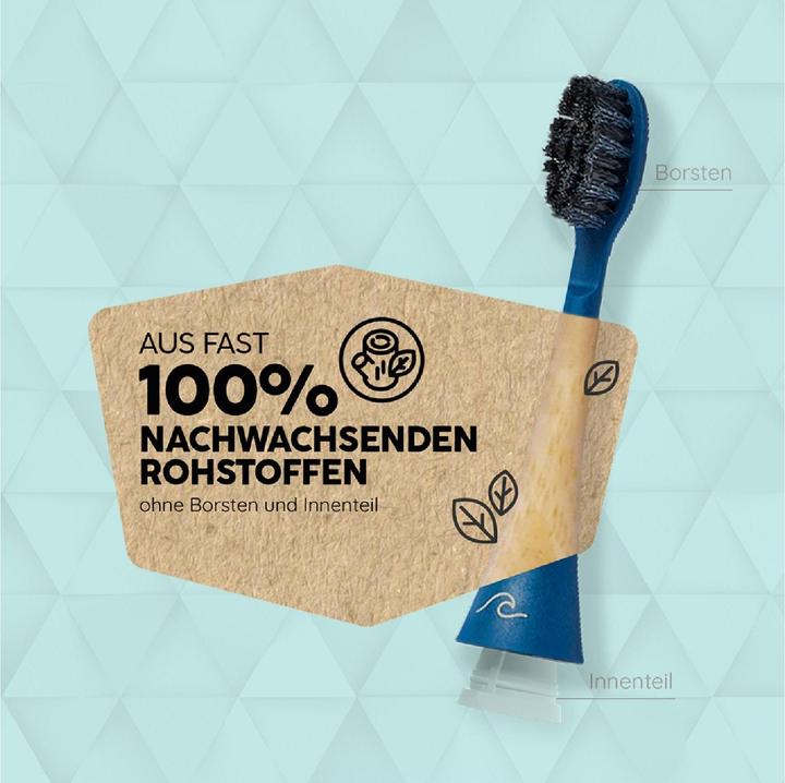 Actual product image happybrush Hpy Eco Vibe 3+Ocean (3 x)