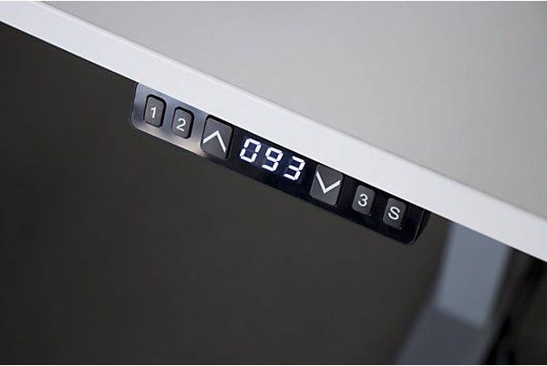Actual product image Hammerbacher UPLINER-K - Desk, electric height adjustment, 640 - 1290 mm, WxD 1200 x 800 mm (1200 x 800 x 640 mm)
