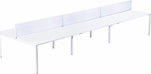 Immagine prodotto Paperflow Scrivania multipostazione per 6 persone, larghezza 1400 / 4200 mm, profondità