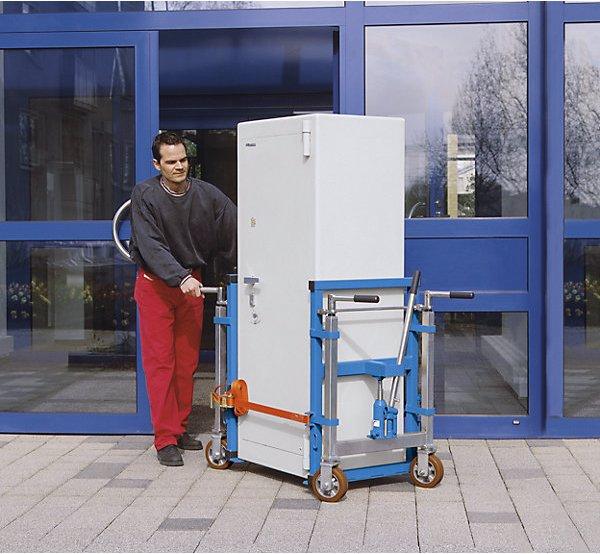 Produktbild Rrr Hubtransporter, hydraulisch, VE 2 Stk, Tragfähigkeit 2000 kg, Hub 200 mm (2000 kg)
