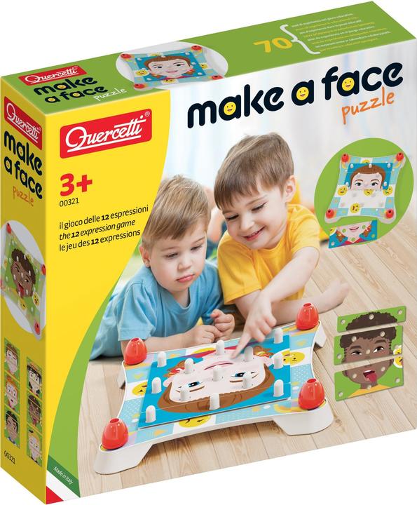 Produktbild Quercetti Puzzle: Gesichter raten (36 Teile)