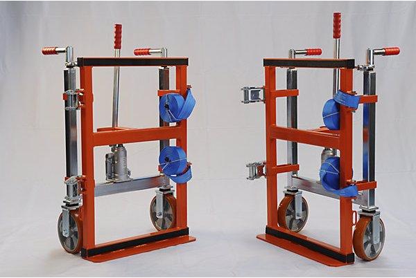 Produktbild Rrr Hubtransporter, hydraulisch, VE 2 Stk, Tragfähigkeit 3500 kg, Hub 100 mm (3500 kg)