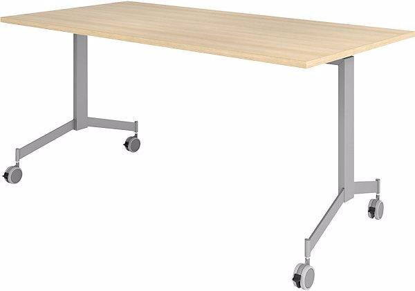 Produktbild Hammerbacher Klapptisch, mobil, HxBxT 750x1600x800 mm, Eiche-Dekor (1600 x 800 x 750 mm)