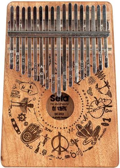 Produktbild Sela SE252 Kalimba Mahagoni 17 Free Spirit mit Tuch (Perkussion)