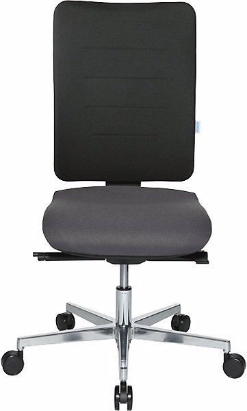 Produktbild eurokraft pro Bürodrehstuhl V3, Rückenlehne gepolstert, schwarz / anthrazit