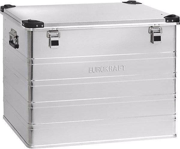 eurokraft pro INDUSTRY aluminium container with stacking corners, capacity 243 l, external