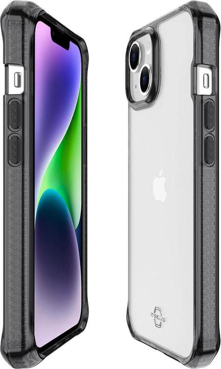 Actual product image Itskins Drop-Protection Cover HYBRID CLEAR black and transparent (Apple iPhone 14 Plus)