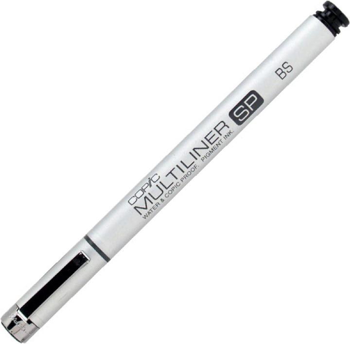 Actual product image Copic Multiliner SP Brush (Silver, 1 x)