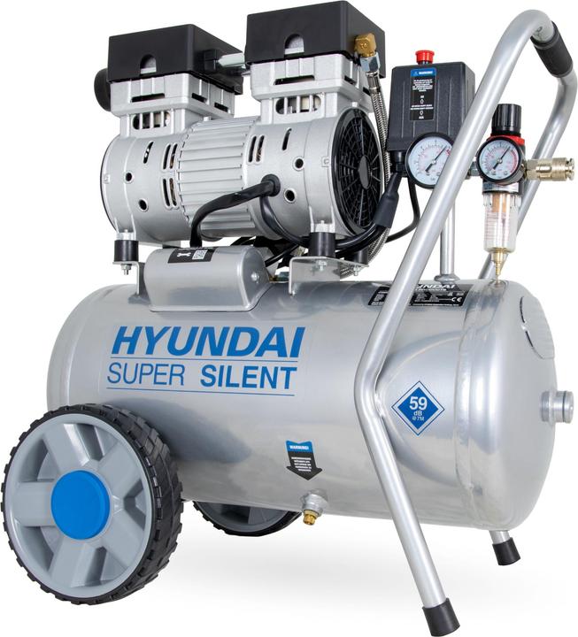 Hyundai Compresseur silencieux SAC55752 (8 bar, 24 l)