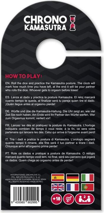 Actual product image Aria Play Chrono Kamasutra Es/Pt/En/Fr/It/En (Board game, English, German, French, Italian, Portuguese)