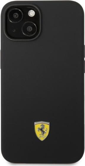 Produktbild Ferrari FEHMSIP14MBK iPhone 14 Plus 6,7" czarny/black hardcase Silicone Metal Logo Magsafe (Apple iPhone 14 Plus)