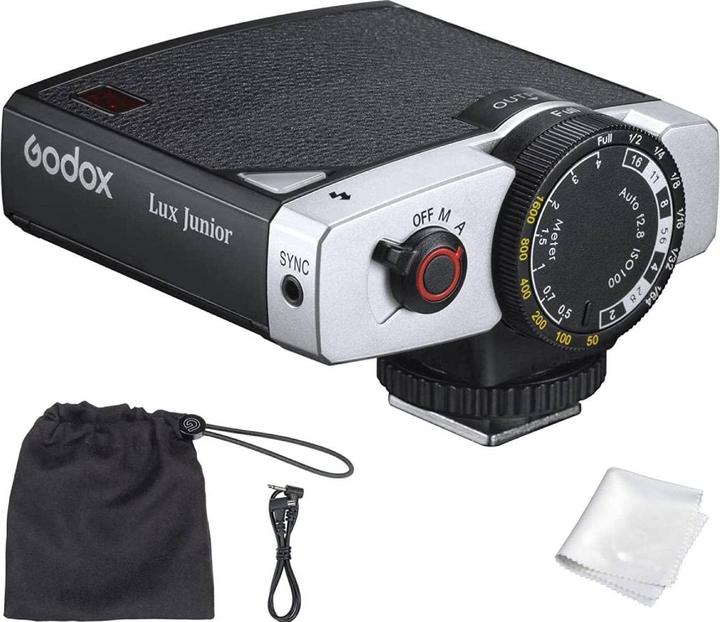 Actual product image Godox Lux Junior (Plug-on flash, Fujifilm, Canon, Nikon, Olympus)