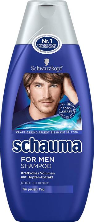 Produktbild Schwarzkopf Schauma Shampoo For Men (400 ml, Flüssiges Shampoo)