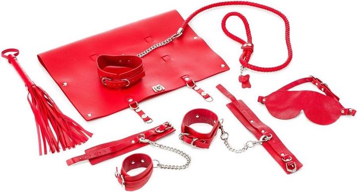 Produktbild Zenn Leder Bondage Set 9-teilig