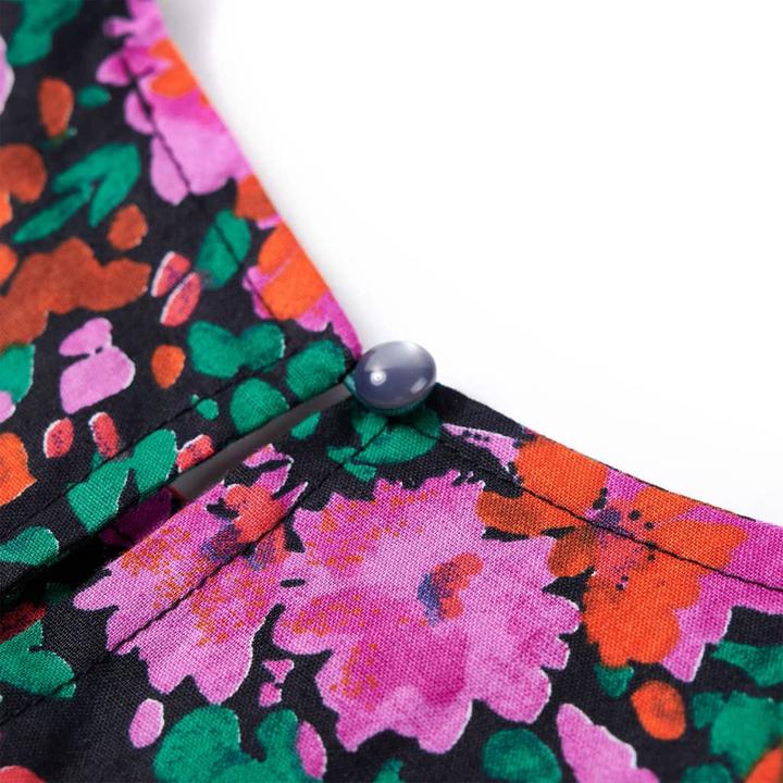 Produktbild VidaXL Kinderkleid mit Langen Ärmeln Knallrosa 92,Material: 95 (92)
