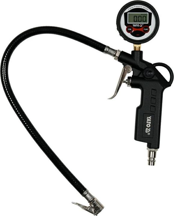 Actual product image Yato Pistolet Do Pompowania Z Manometrem Cyfrowy LCD 23702