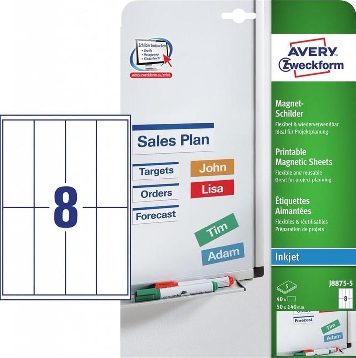 Produktbild Avery Bedruckbare Magnete