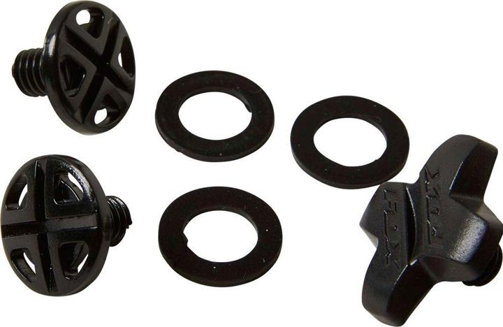 Actual product image Fox Visor 23 Rampage Screws Blk Os