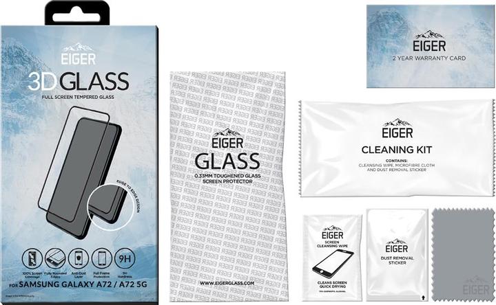 Immagine prodotto Eiger Mountain Glass Clear Edge (1 Pezzo/i, Samsung Galaxy A72)