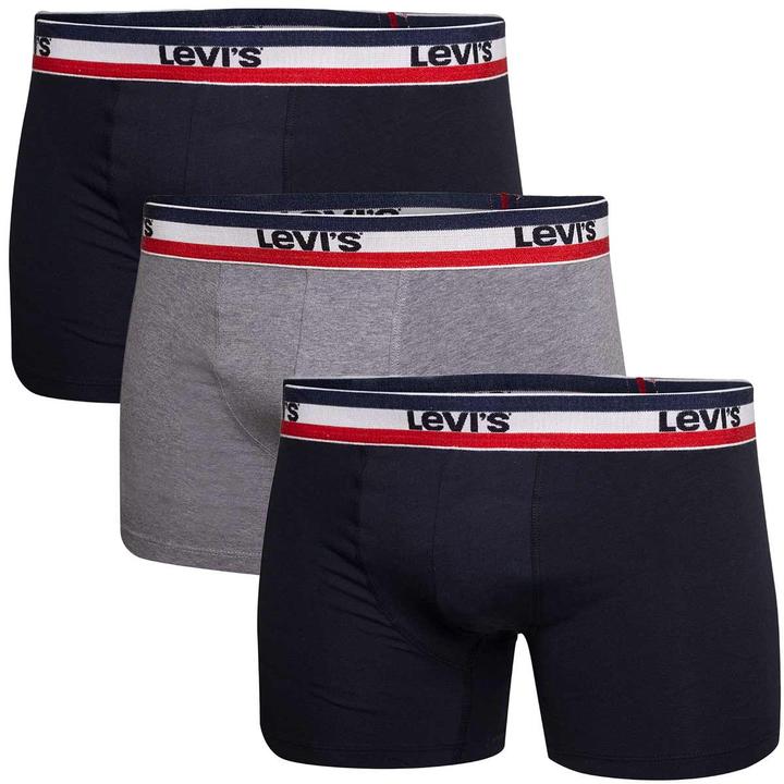 Levis Boxershorts Casual Stretch MEN SPRTSWR LOGO BOXER BRIEF 3P