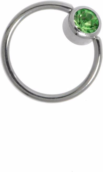 Bijouteria Dünne Piercings (Chirurgenstahl 316L, Kristall)