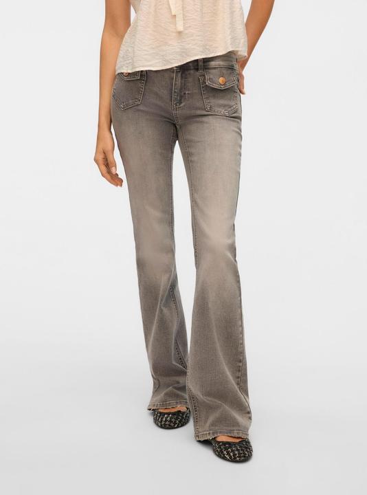 Actual product image Vero Moda VMJEAN Niedrige Taille Ausgestellt Jeans Ausgestellt (30)