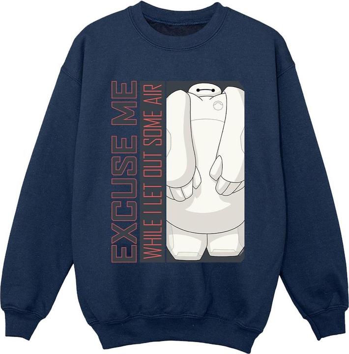 Disney Big Hero 6 Baymax Excuse Me Some Air Sweatshirt Jungen