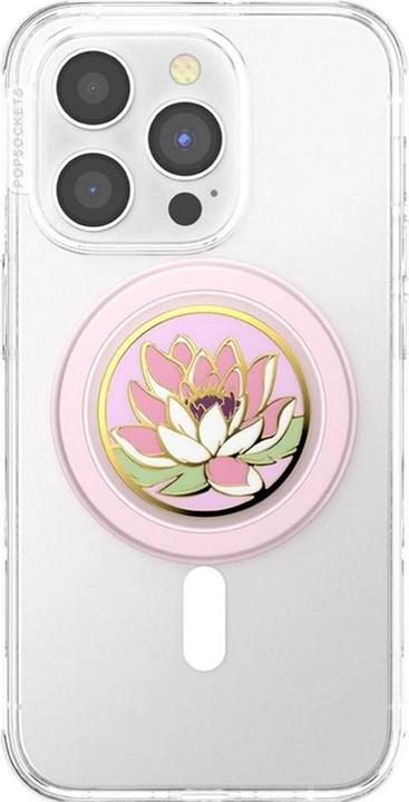 Produktbild PopSockets Halterung Enamel Water Lily MagSafe, Befestigung: Magnet