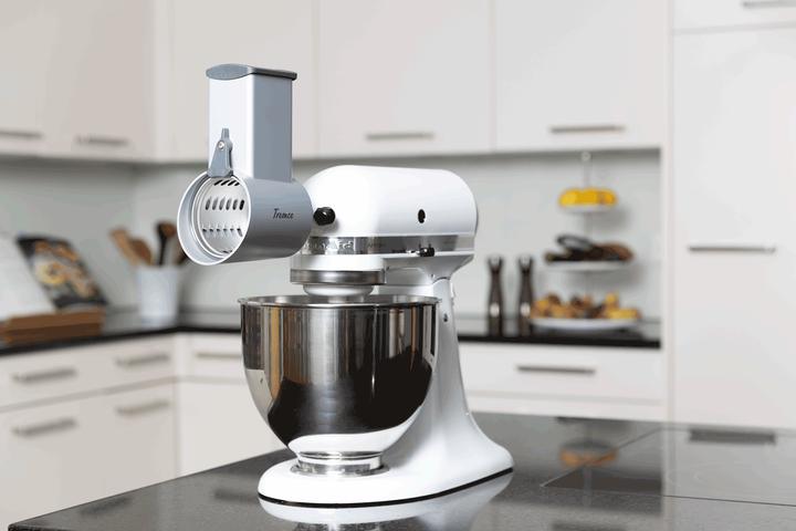 Actual product image Tromco Grater attachment set with drum 1/2/3 (KitchenAid/Elektrolux/AEG)