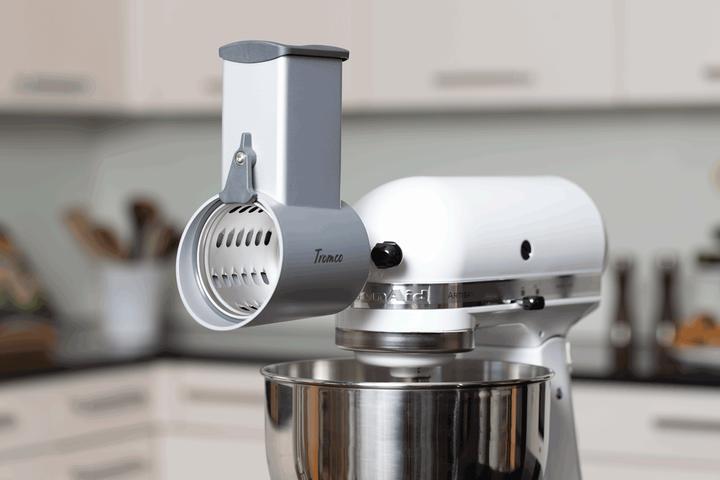 Actual product image Tromco Grater attachment set with drum 1/2/3 (KitchenAid/Elektrolux/AEG)