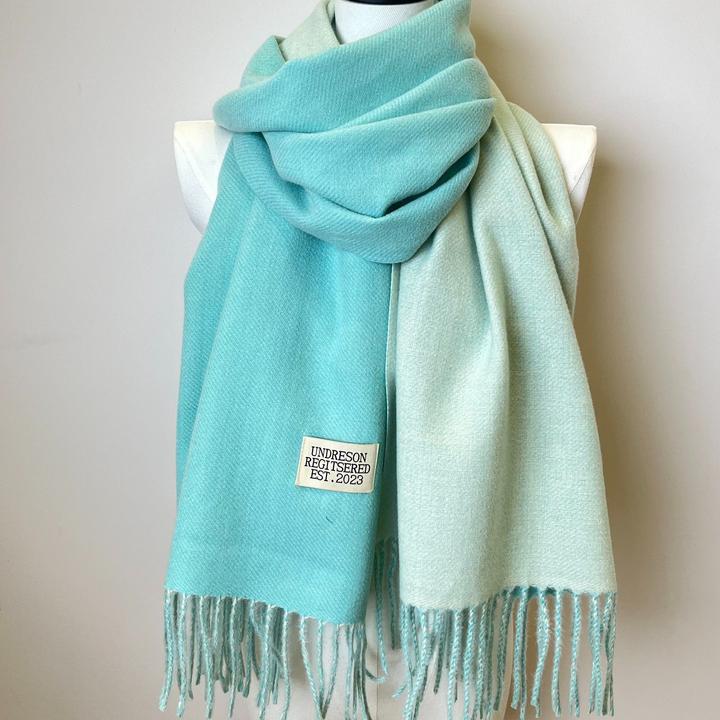 Immagine prodotto Only-Bags.Store Sciarpa bifacciale a due colori Basic Basic Imitazione Cashmere Sciarpa con nappe Autunno Inverno
