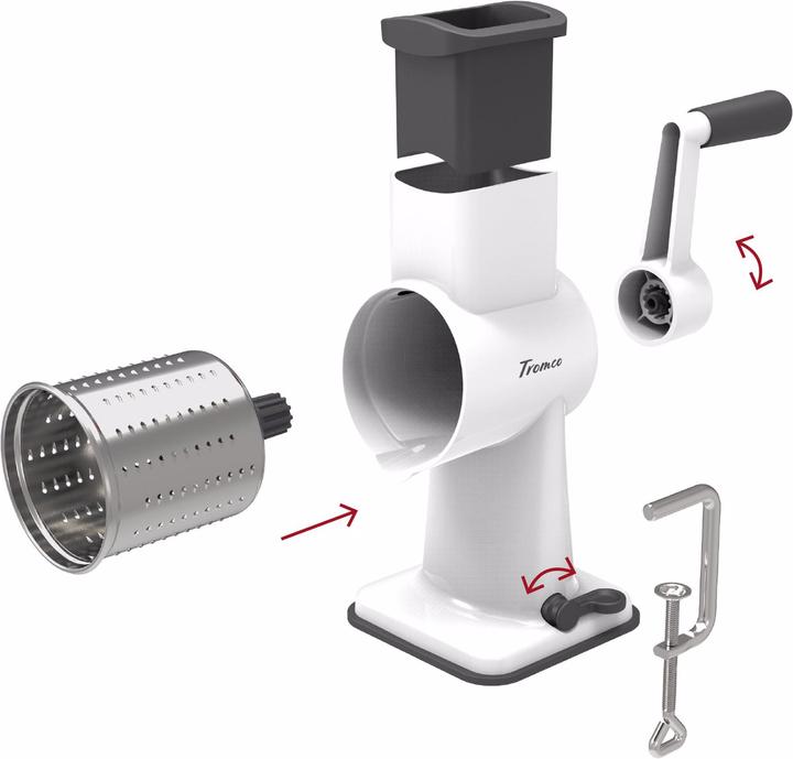 Produktbild Tromco Trommelraffel-Set Classic mit Trommel 3, 4