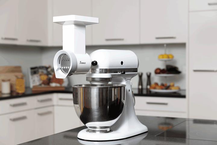 Actual product image Tromco Grater attachment set classic with drum 1/2/3 (KitchenAid/Elektrolux/AEG)