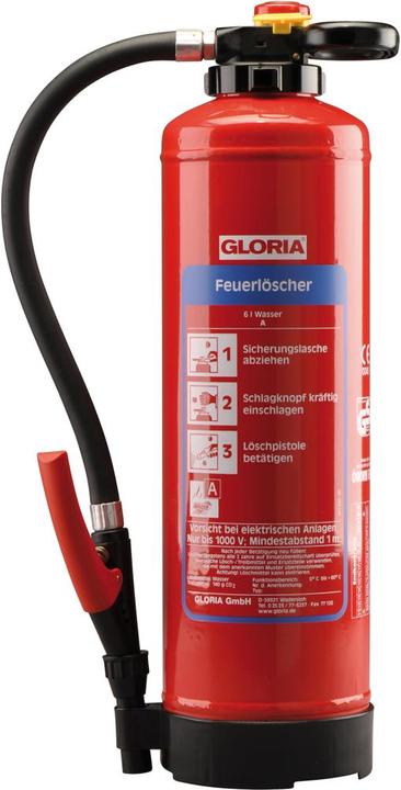 Actual product image Gloria Water charge fire extinguisher (A)