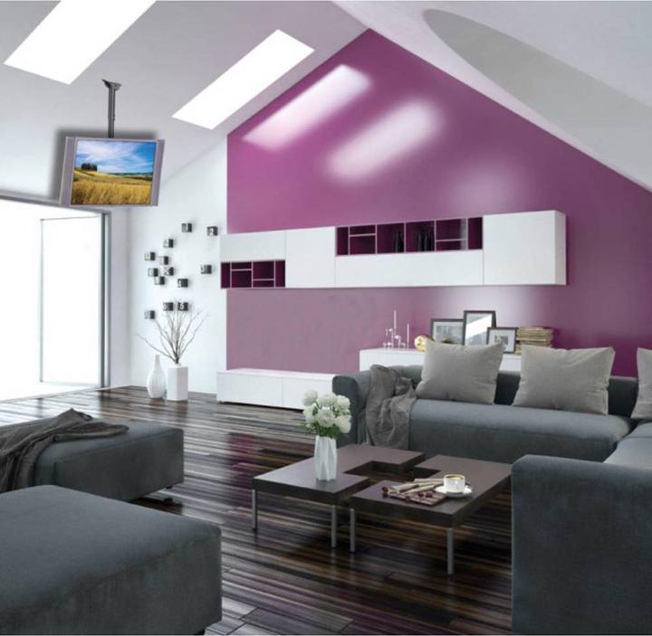 Actual product image Techly Telescopic Ceiling Long Support (Ceiling, 70", 50 kg)