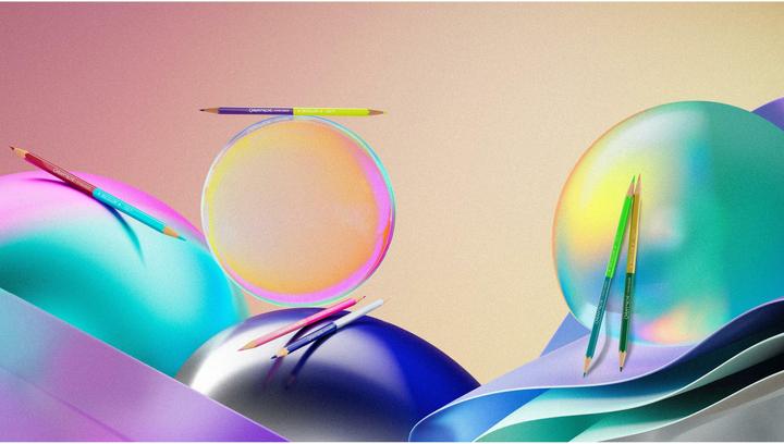 Actual product image Caran d'Ache Claim Your Style Bicolour special edition (Multicoloured, 6 x)
