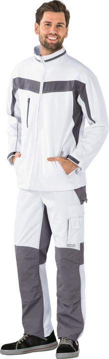 Actual product image Planam Plaline work jacket softshell jacket pure white zinc size L (L)