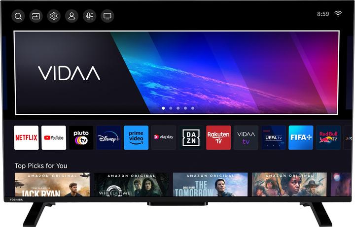 Actual product image Toshiba 43UV2363DG Fernseher 109,2 cm (43) 4K Ultra HD Smart-TV WLAN Schwarz 250 cd/m² (43", LED, 4K)
