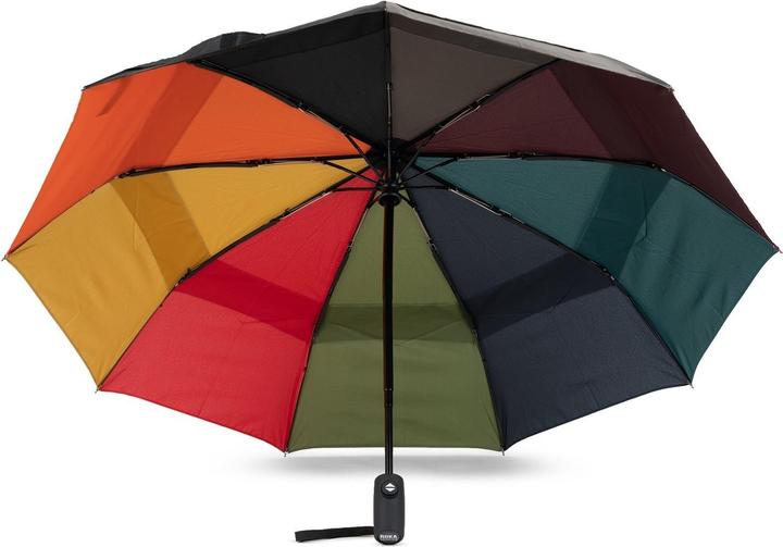 Roka London Regenschirm Waterloo Sustainable Nylon Rainbow