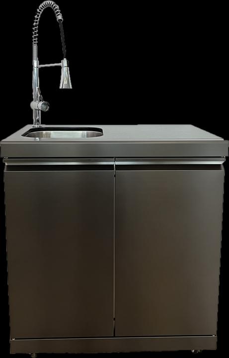 BBQ Master Outdoorkitchen Element sink Black Edition
