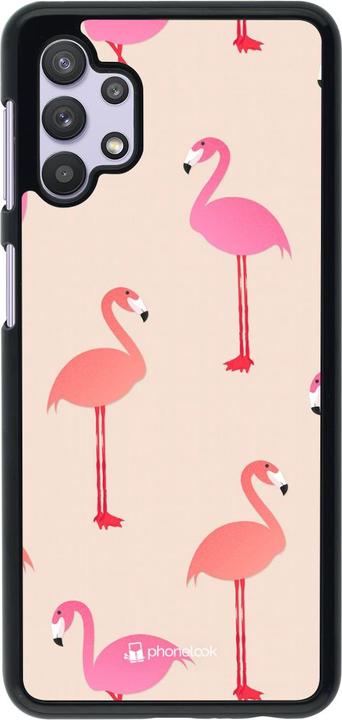 Actual product image PhoneLook Coque Pink Flamingos Pattern (Samsung Galaxy A32 5G)