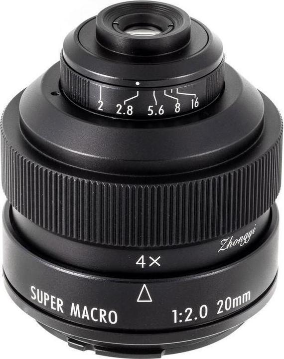 Produktbild Zhongyi Mitakon 20mm f/2-16 Super Macro MFT (Micro Four Thirds, Vollformat, APS-C / DX)