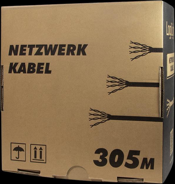Produktbild LogiLink Netzwerkkabel (S/FTP, CAT6, 305 m)