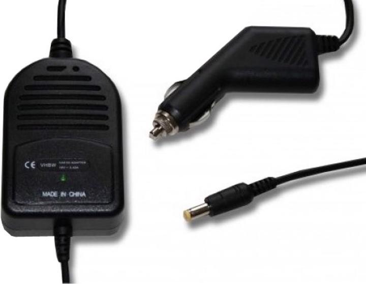 Actual product image AccuCell Car charger cable for many HP Compaq laptop with plug 7.4mm x 5.0mm, 18.5v 3.5A (65 W)