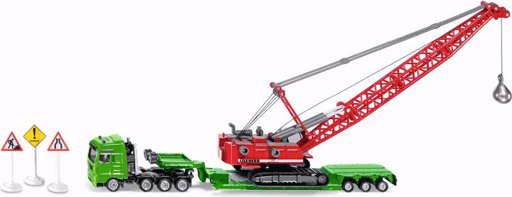 Produktbild Siku Schwertransporter mit Seilbagger
