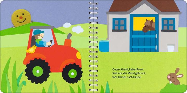 Actual product image Ravensburger Pull and play book: On the farm (German, Sandra Grimm)