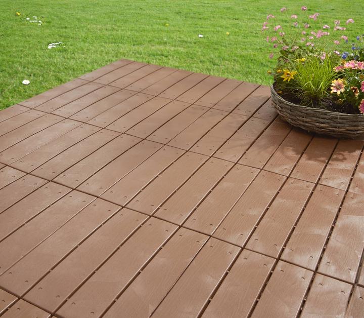 Produktbild UPP Gartenplatten, Naturstein-Optik, 30 x 30 cm, 6er-Set (6 x, 30 x 30 cm)