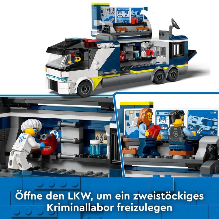Image du produit LEGO 60418 Camion de police avec laboratoire (60418, LEGO City)